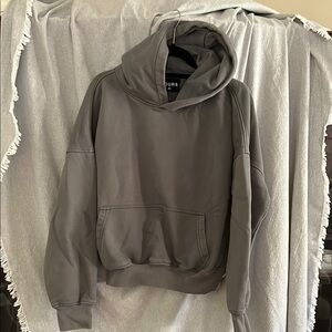 Hours Charcoal Hoodie Sweater